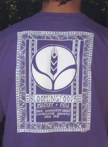 Bloomingfood's 25th Anniversary T-shirt design, 2001